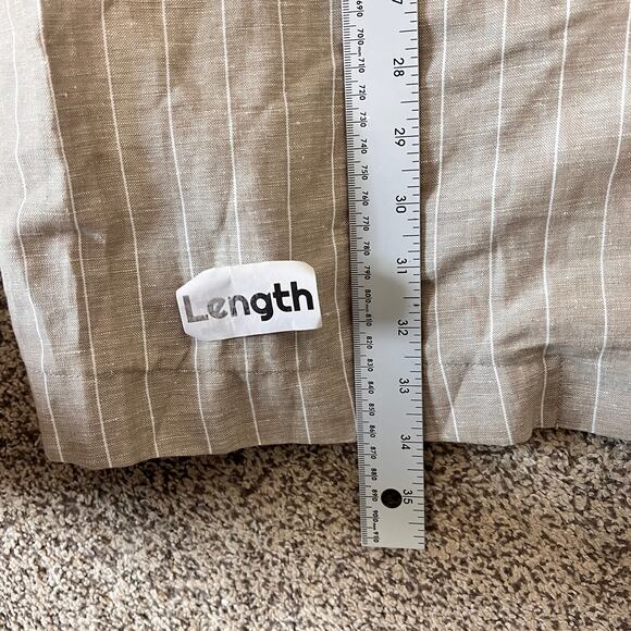 NWT Gibson Latimer Womens XL Coastal Preppy Classic Linen Double Breasted Blazer - Picture 13 of 13